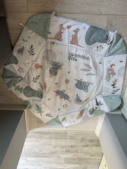 nukido, mata intersktywna/ edukacyjna koala z pałąkiem i zabawkami