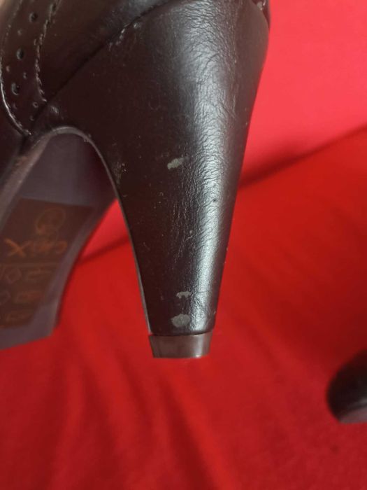 Czółenka damskie ciemno brązowe - oddam za darmo