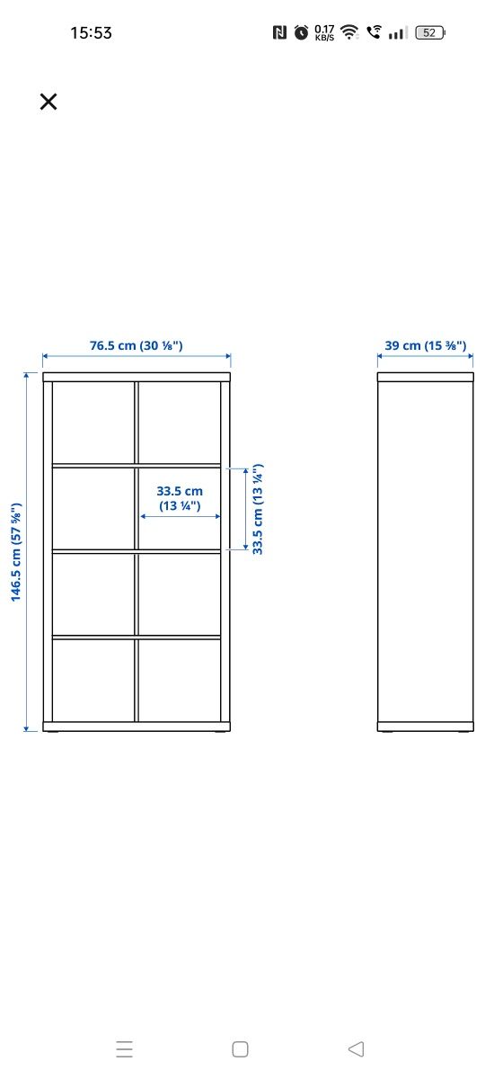 Regał Kallax Ikea Biały