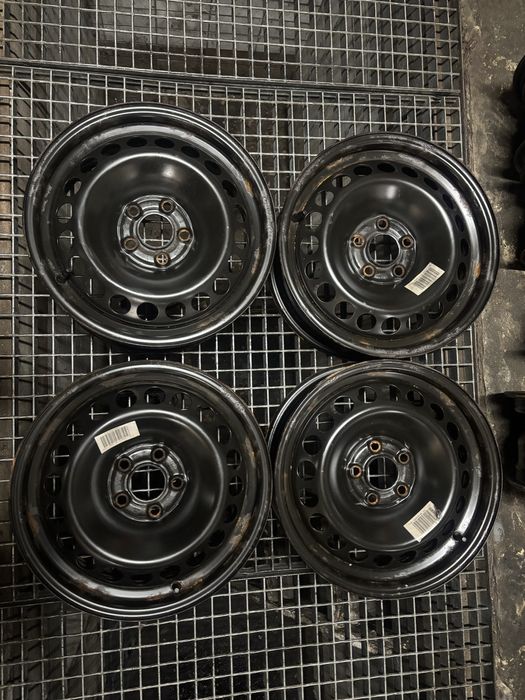 Komplet felg stalowych 15” 5x100 Audi