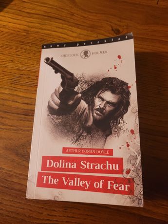 Książka "Dolina Strachu" Arthur Conan Doyle dwujęzyczna