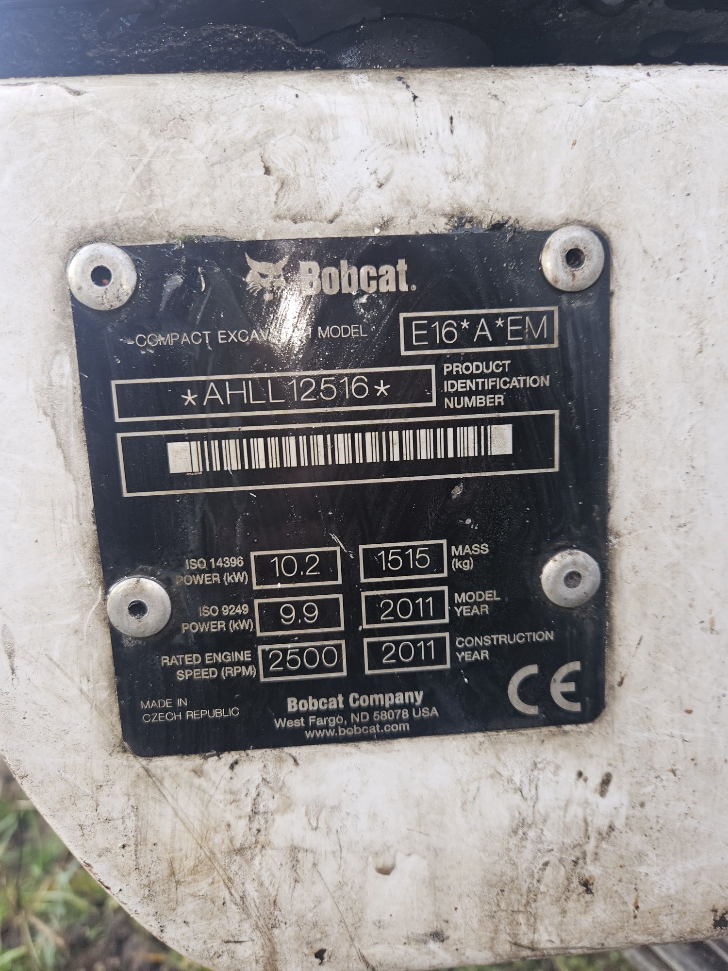 Minikoparka Bobcat E16 Long