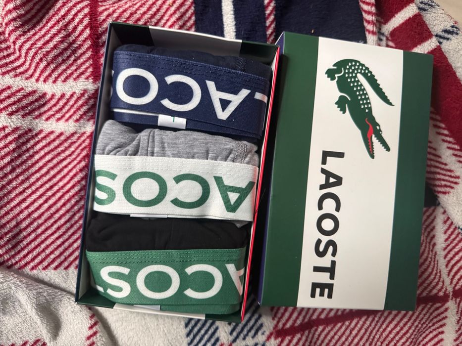 Bokserki męskie Lacoste, Versace,Burberry