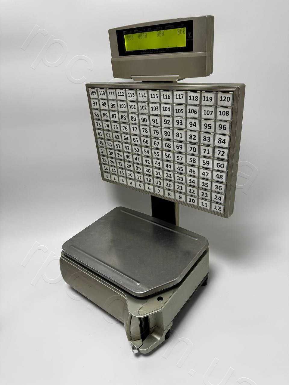 Ваги електронні з чекодруком DIGI SM-5100 BS-K15/120 (120 клавіш)