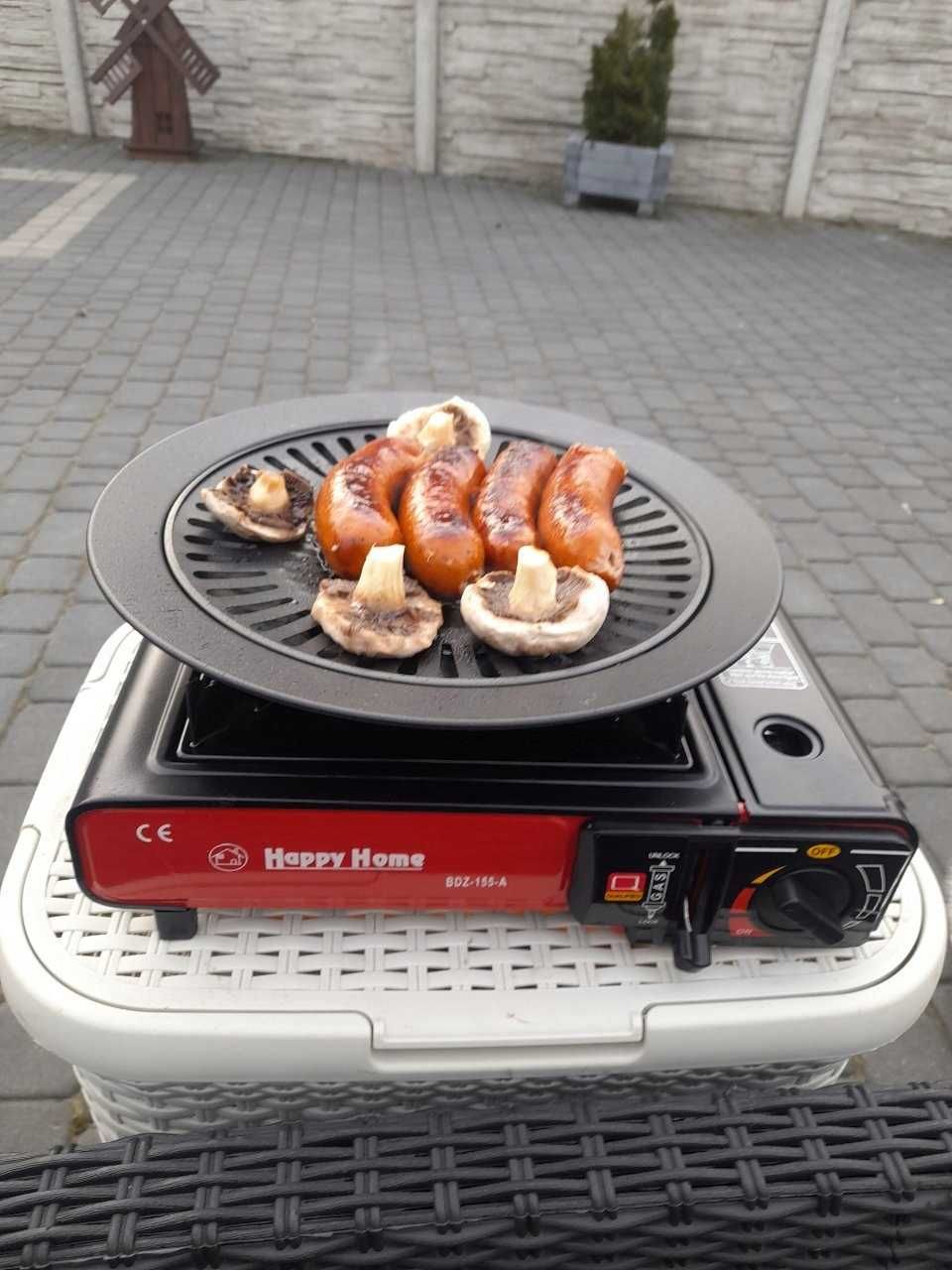 KUCHENKA POLOWA turystyczna kuchenka kempingowa + 4x gaz