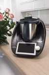 Thermomix TM6 w kolorze czarnym na gwarancji, duży zestaw