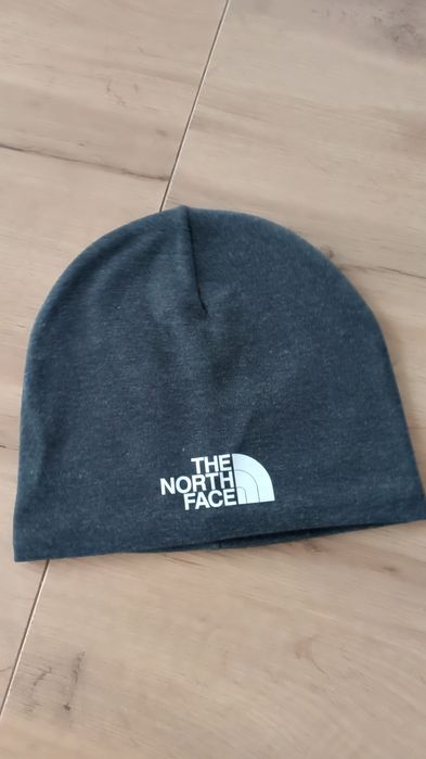 Czapka zimowa męska z polarem w środku kolor grafitowy nowa