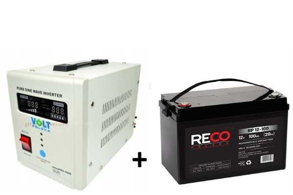 Zasilanie awaryjne Volt Polska SINUS PRO 500E + RECO RP12-100  Gdańsk