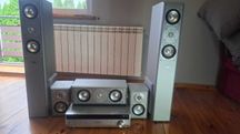 Kino domowe Eltax hollywood mk3 z wzmacniaczem PANASONIC SA-HR45