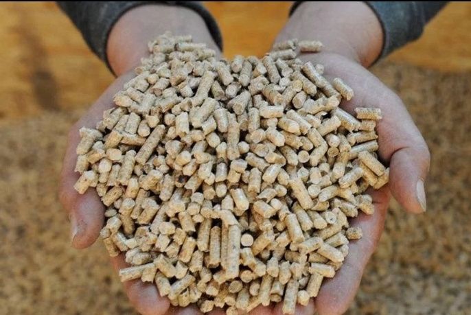 Пелета соснова дубова гранула 6мм мішки 15кг