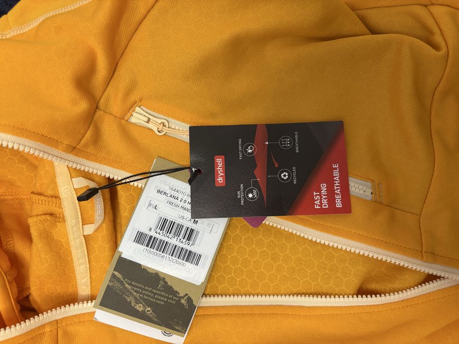 Ternua Bluza sportowa BERLANA 2.0 – Fresh Mandarin (nowa, damska)