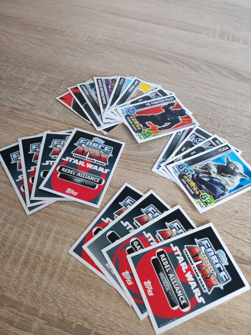 Zestaw Kart Kolekcjonerskich Topos Force Attax STAR WARS