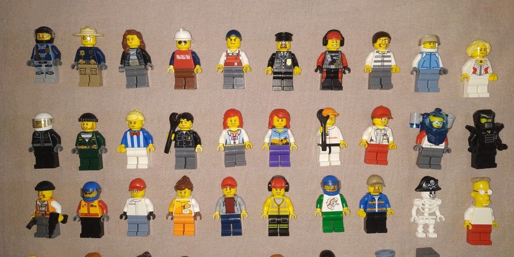 Оригінальні вживані мініфігурки Lego city та інші