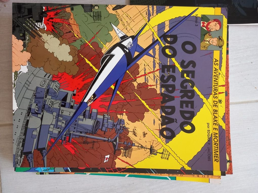 Livros das Aventuras de Blake e Mortimer em banda desenhada