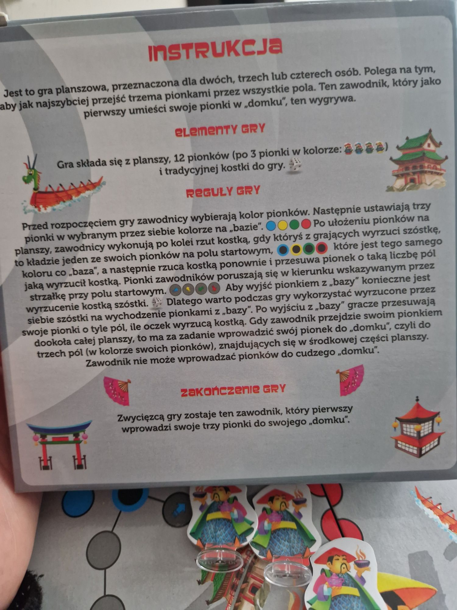 Gra Chińczyk+Puzzle Kolejkowe Abecadło