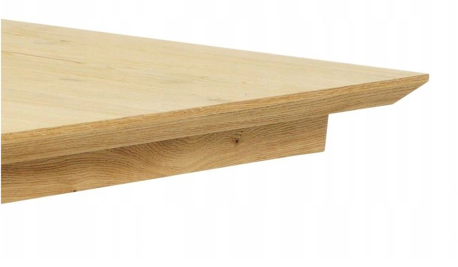 Stół rozkładany Dąb Nogi Stalowe Czarne 200x100