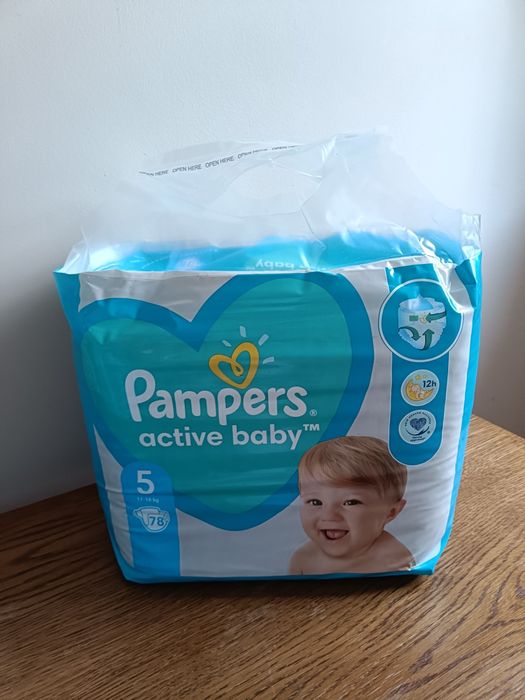 Pieluchy Pampers active baby 5