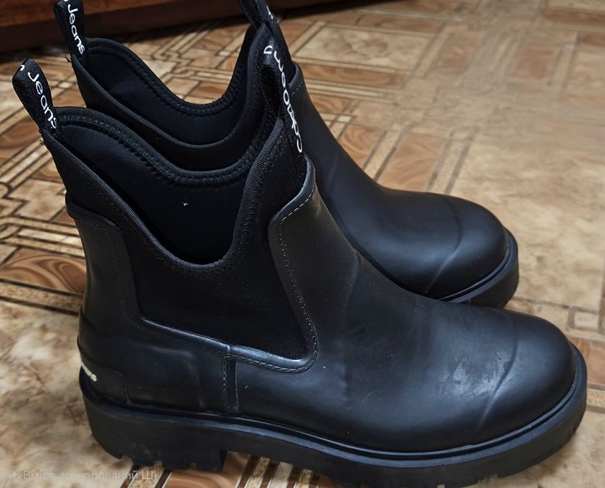 Гумові чоботи Calvin Klein Jeans
Yw0yw01034 Bds Chelsea Rain Boots жін