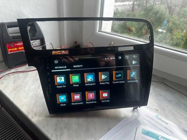 Radio Android Nawigacja VW Golf 7 CARPLAY GPS WIFI BT 4/64GB DAB+ SIM