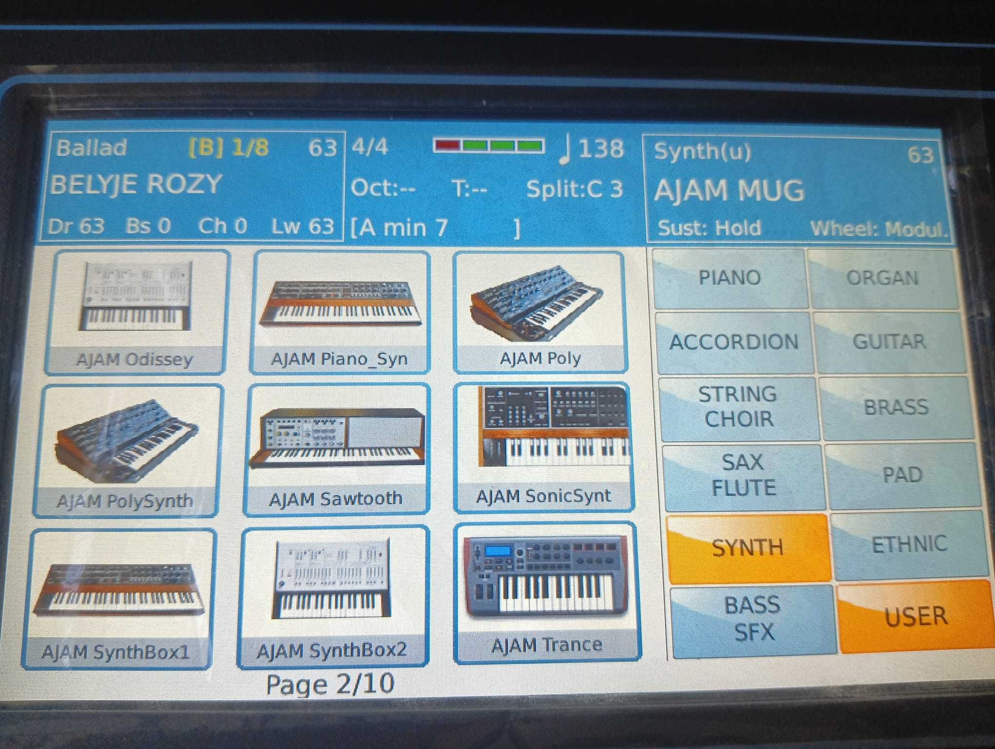 Ketron SD9 + FS6 - FULL OPCJA - 2025r - 13 pendrive Audya - AJAMSONIC