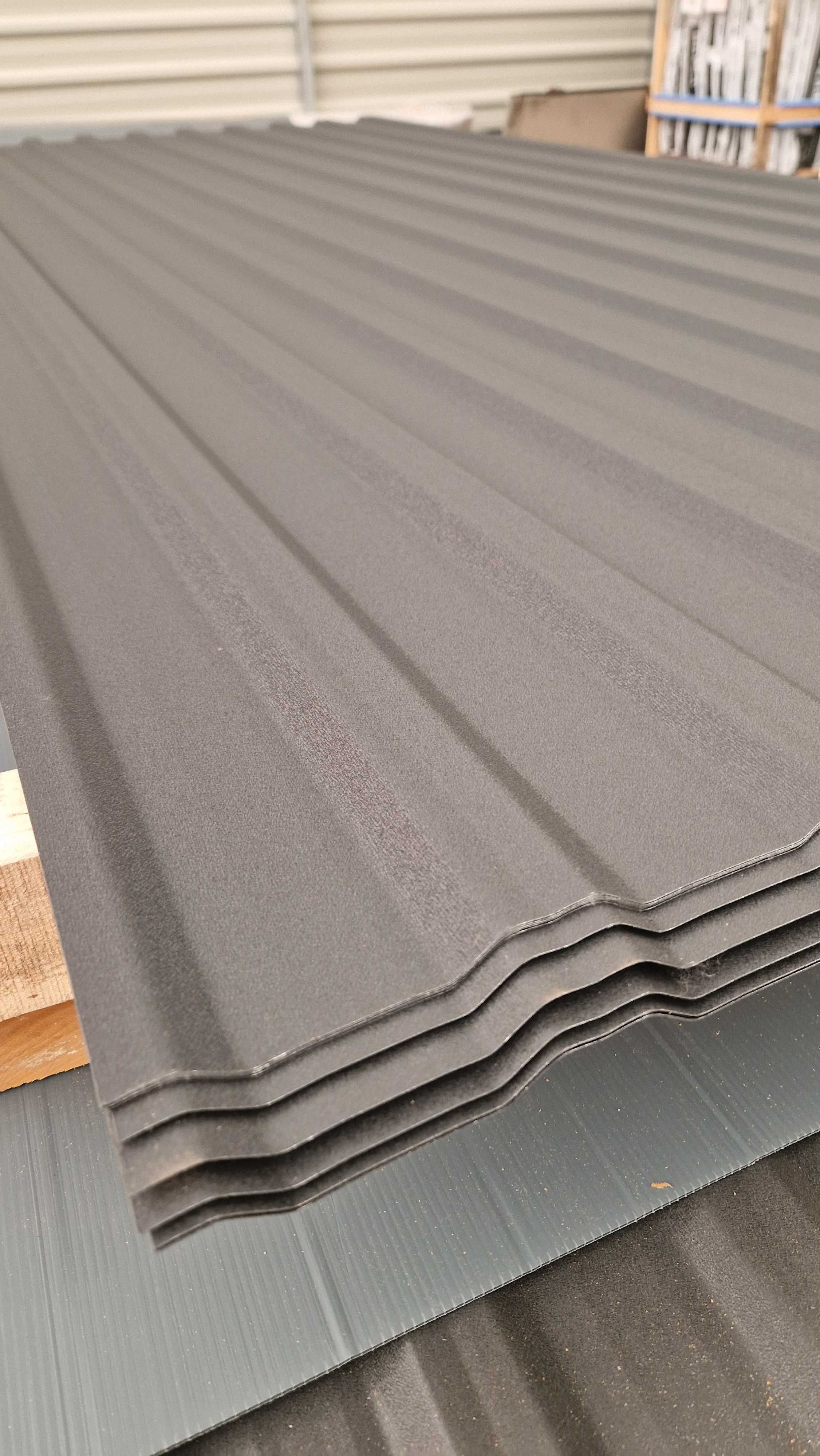 Blacha trapezowa T-14R 0,40mm MAT antracyt RAL7016-OD RĘKI-->1 gatunek