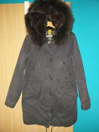 Kurtka parka BLONDE No.8 Thermore r. 38 futro