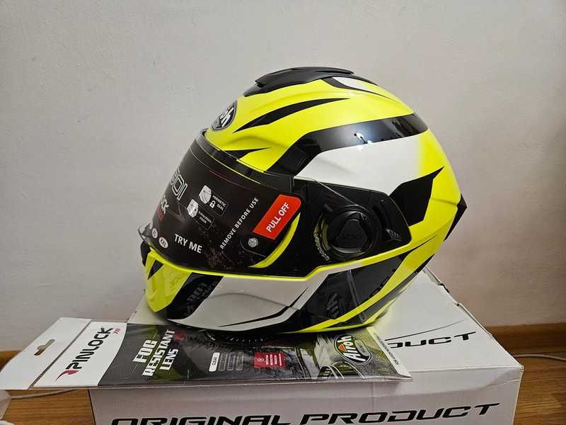 Nowy kask motocyklowy Airoh ST301 Tide Gloss Yellow rozmiar M