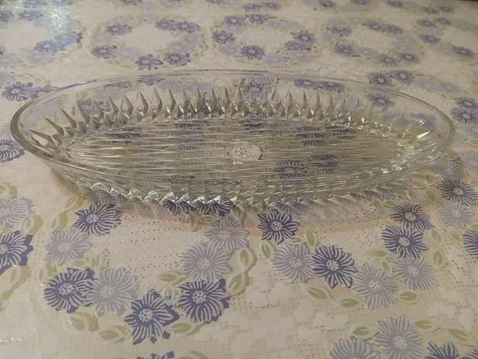 Селёдочница 25 см х 11 см, прессованное стекло