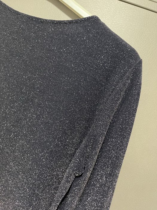 Синя сукня з блискітками та мереживом нова, guitar 42 L з бірками