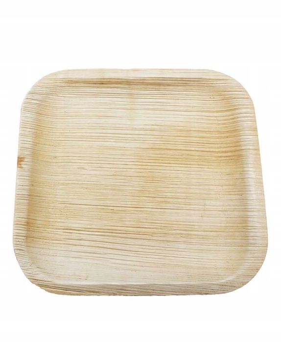 15cm x 15cm Talerzyk Liście Palmowe 50 sztuk Eco Soul NrD267