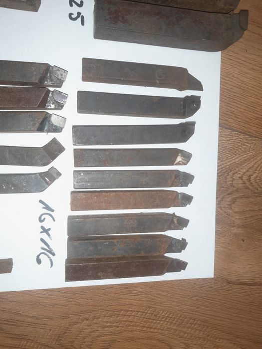 Zestaw noży tokarskich PRL