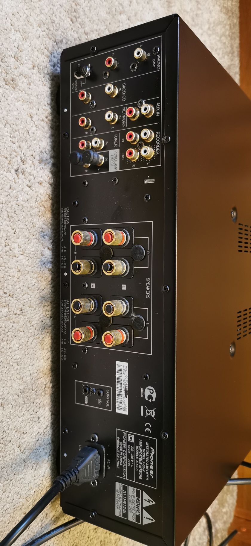 Pioneer wzmacniacz A 50 Stan bardzo dobry