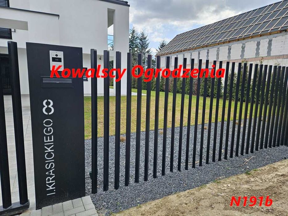 Nowoczesne Ogrodzenia z Metalu Bramy Balustrady Na Wymiar Montaż