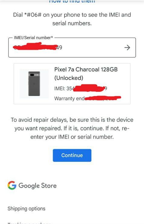 Google Pixel 7a 128gb Unlocked/neverlock