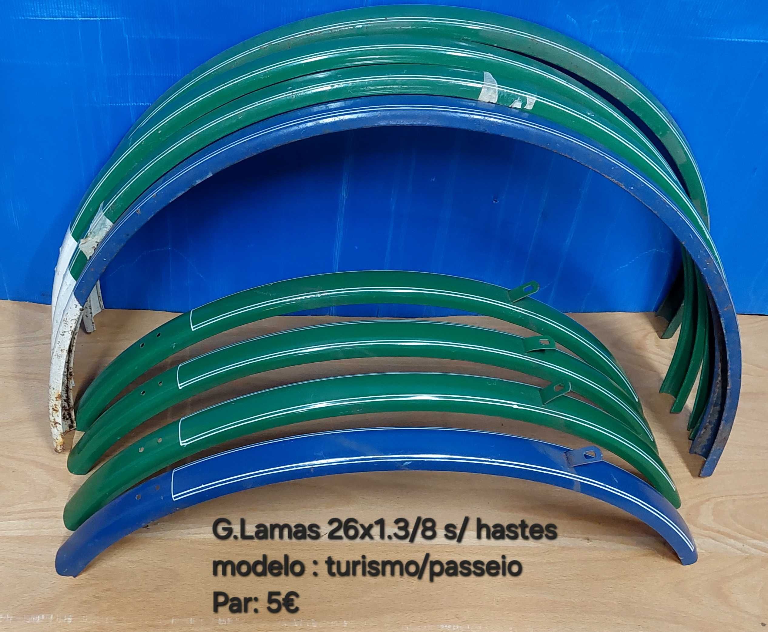 Várias medidas de g.lamas e rodas 27x1.1/4 bicicletas clássicas