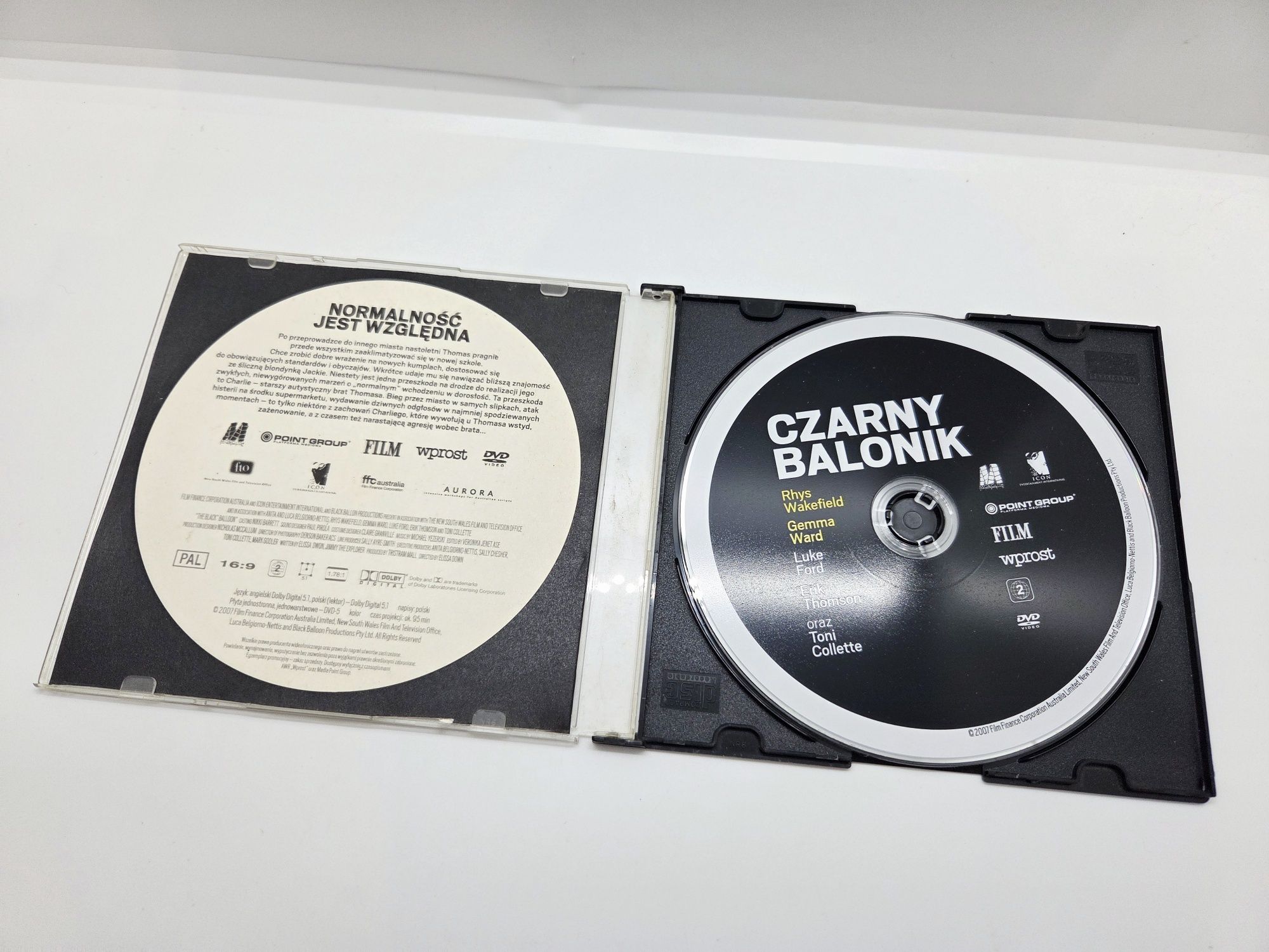 Film DVD płyta Czarny Balonik