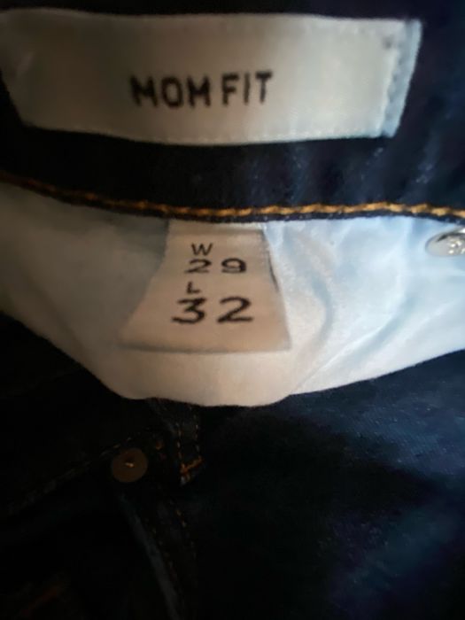 Spodnie Selected femme mom fit
