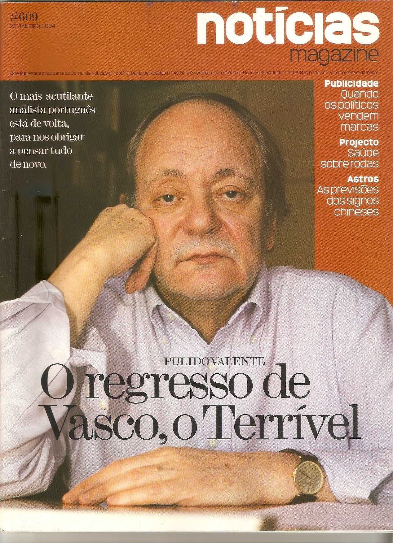Vasco Pulido Valente 2004 capa de revista e conteúdos