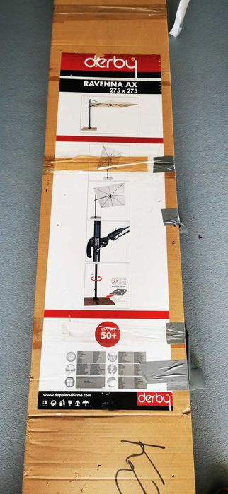 parasol ogrodowy obrotowy DERBY RAVENNA AX 275 X 275