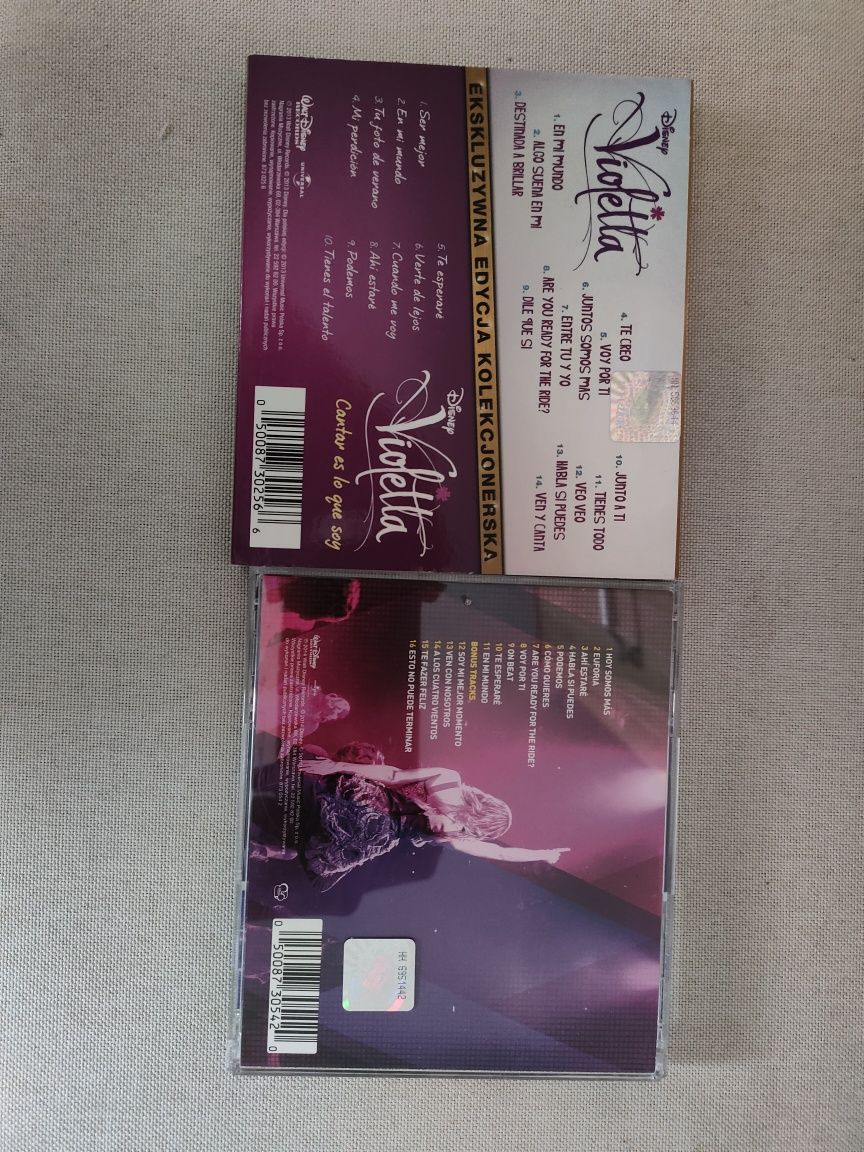 Violetta płyty CD "En vivió", "Cantar es lo que soy"  zawierająca 2 CD