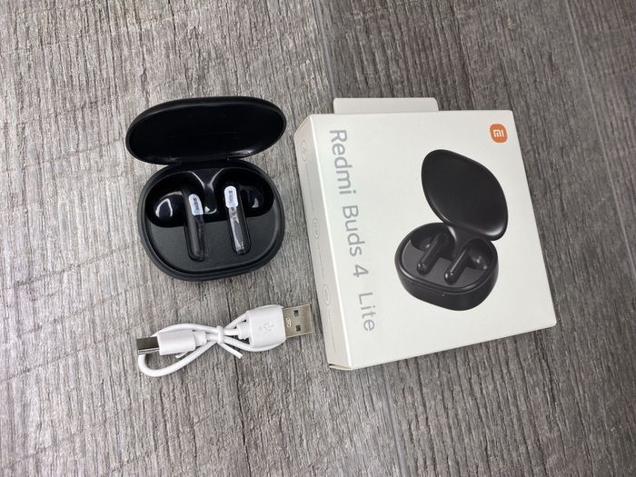 Bluetooth навушники Xiaomi Redmi Buds 4 Lite Black/White Ксіомі