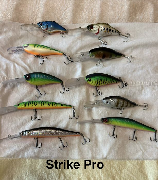 продам глибоководні воблера Jaxon, Strike Pro, Kosadaka, German