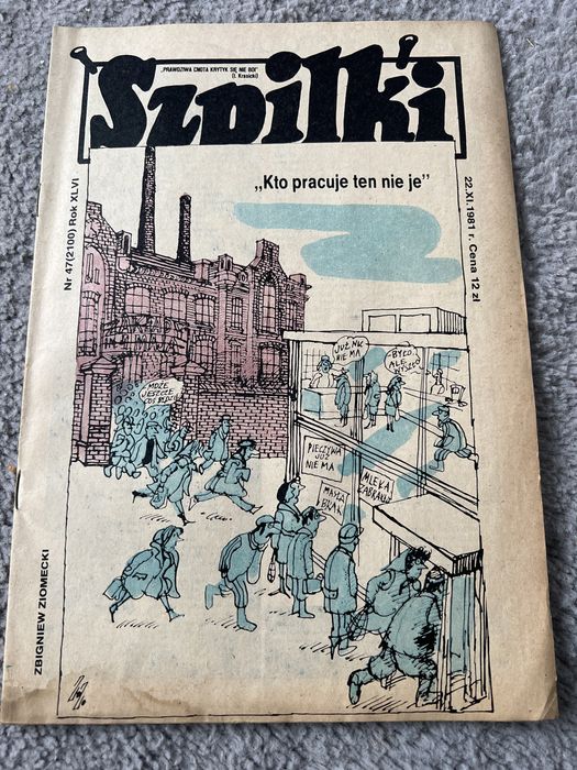 Gazeta szpilki 22 listopada 1981 nr 47 (2100) - kolekcja gazet PRL