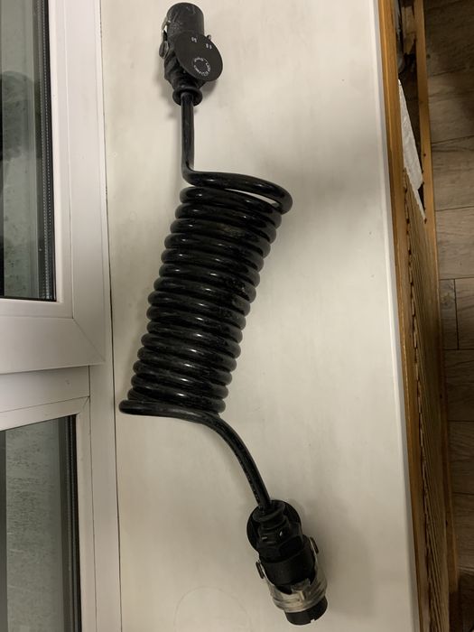 Кабель спіральний на напівпричіп 15 пінів