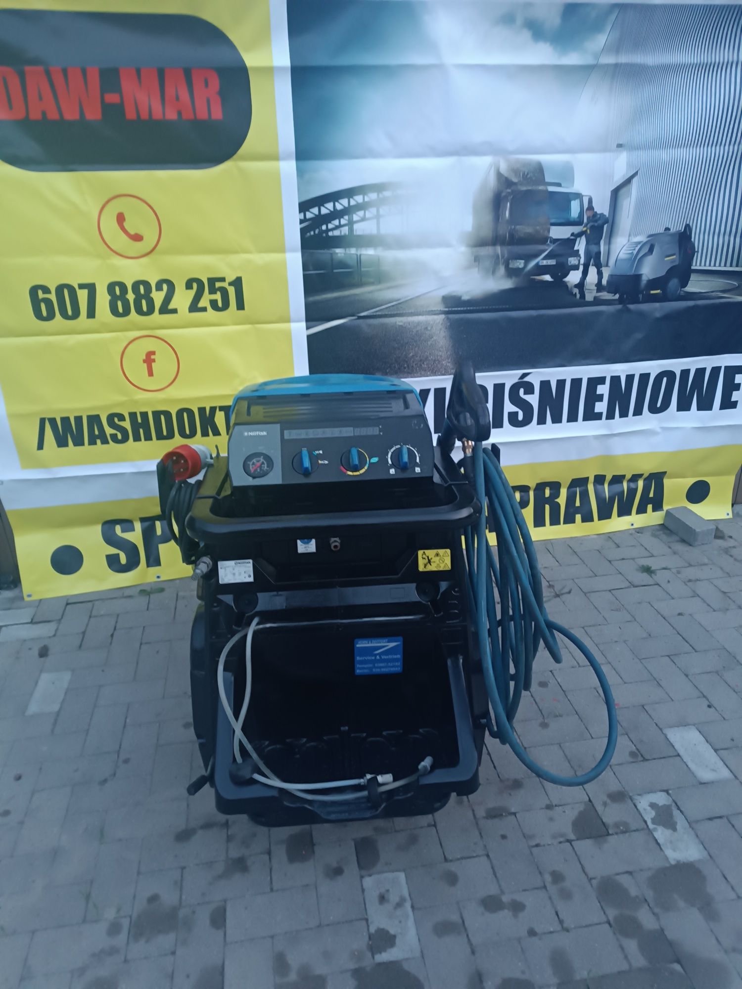 Myjka ciśnieniowa nilfisk alto NH 6 gorąca woda