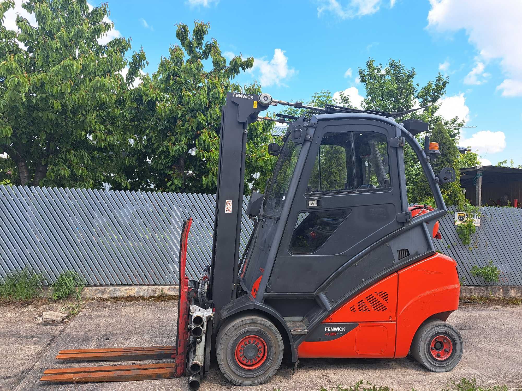 Linde H35T Klima 4 sekcje wózek widłowy 2018r.