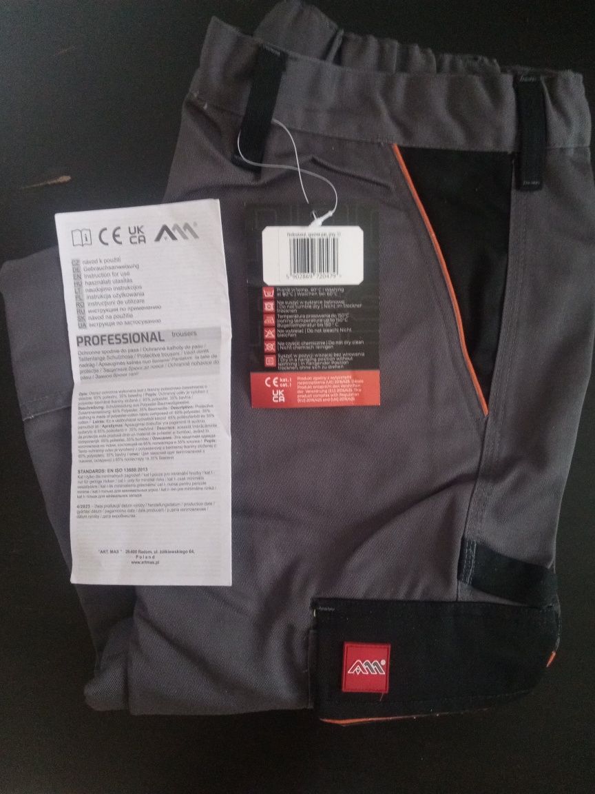 Spodnie robocze Professional Grey r.52
