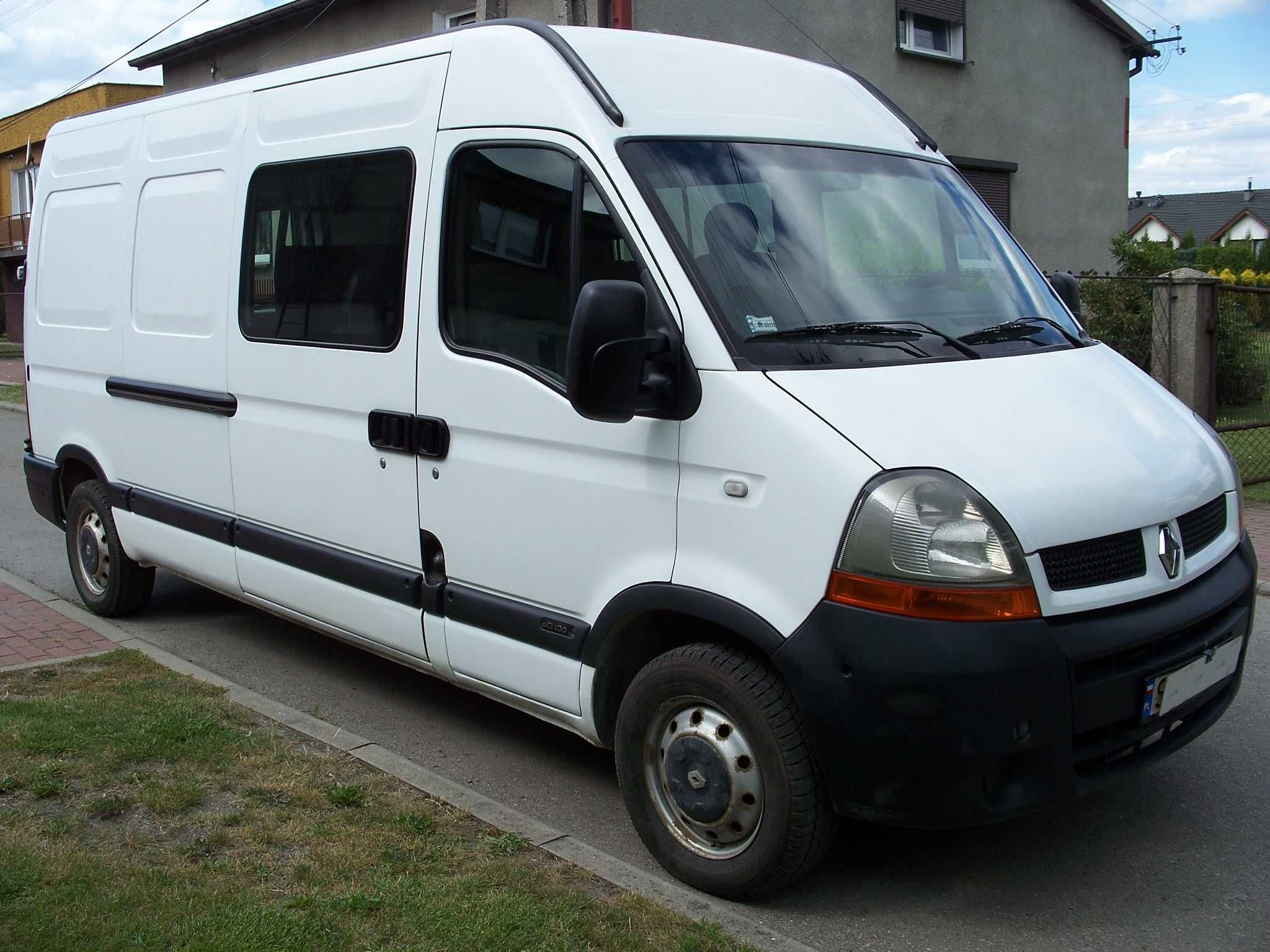 RENAULT MASTER BRYGADÓWKA 6 OSÓB Krajowy 1 właściel Ksiazka serwisowa