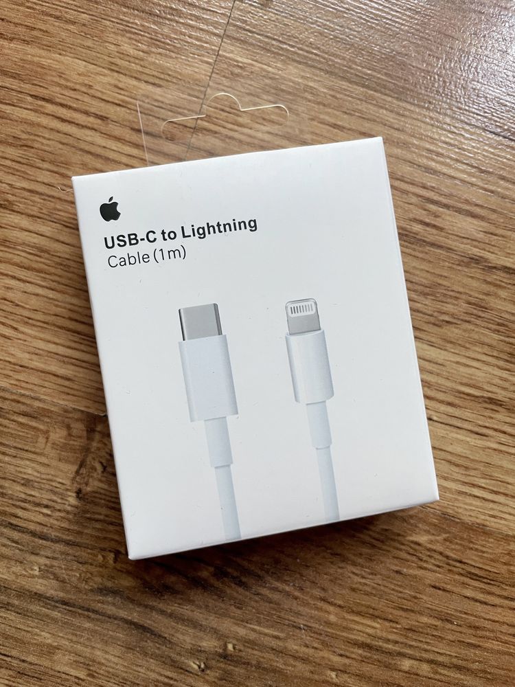 Oryginalny nowy kabel przewód Apple iPhone Typ C - Lightning 1m