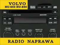 Radio VOLVO HU-850 HU-650 S60 S80 V70 XC70 XC90 - NAPRAWA